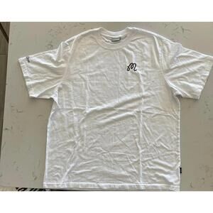 Malbon Golf Championship White T-Shirt Size L